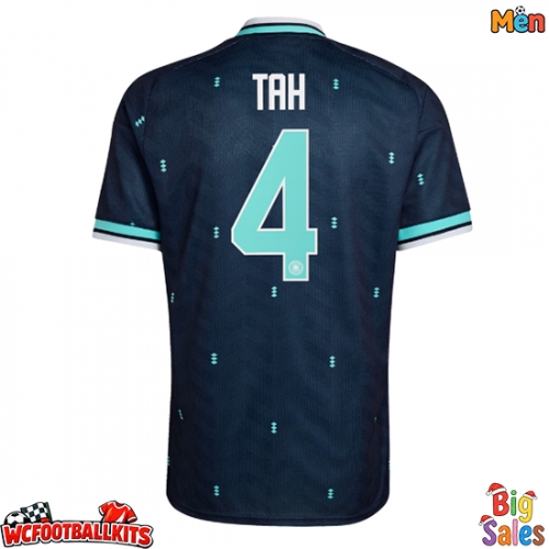 Germany Jonathan Tah #4 Replica Away Stadium Shirt World Cup 2026 Short Sleeve